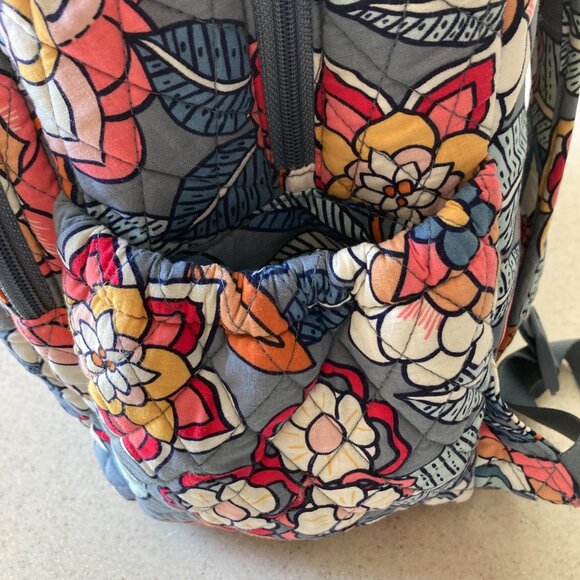Vera Bradley Backpack Large EUC Tropical Evening - with padded laptop sleeve - Picture 13 of 16